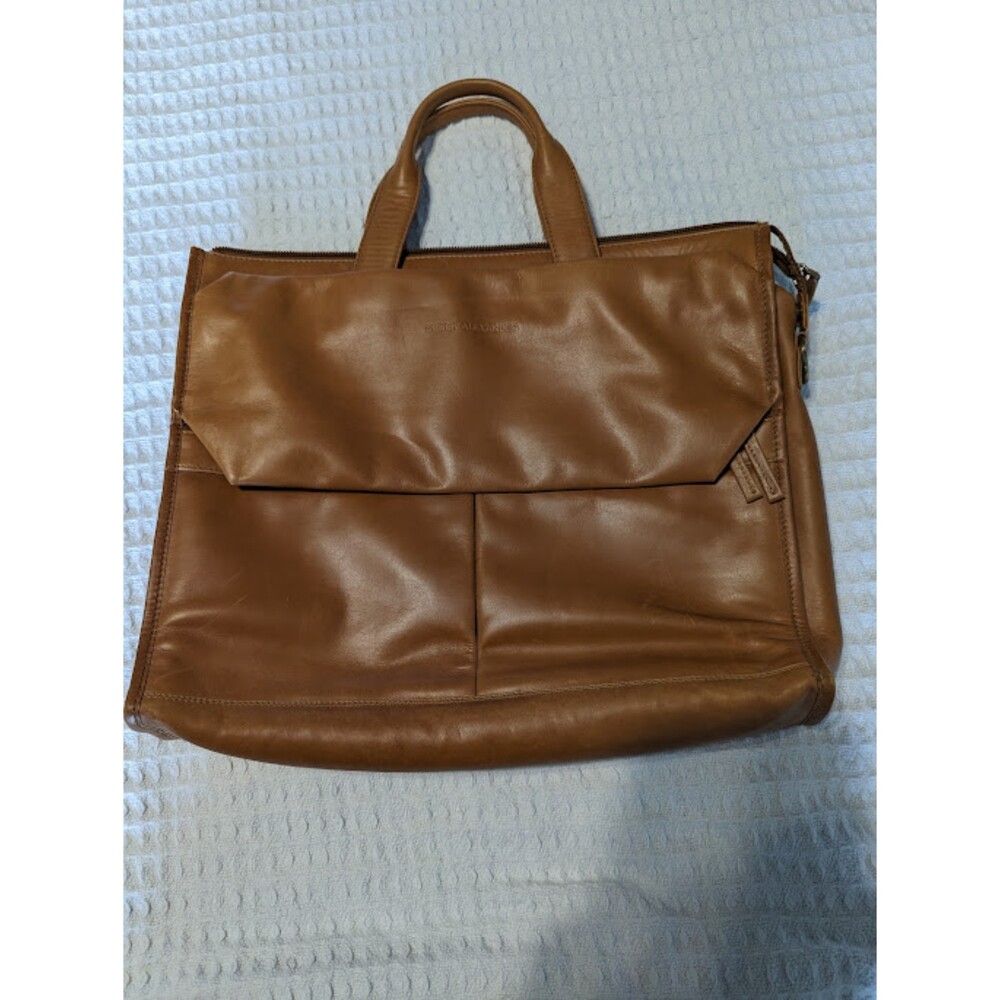 Derek Alexander Leather Briefcase